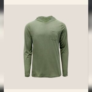 Poncho Performance Hoodie Moss Green